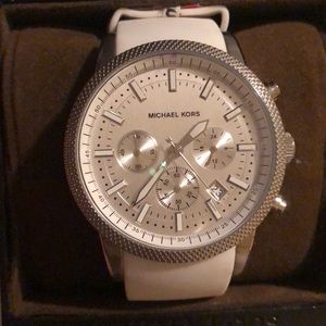 NWT Michael Kors White Watch
